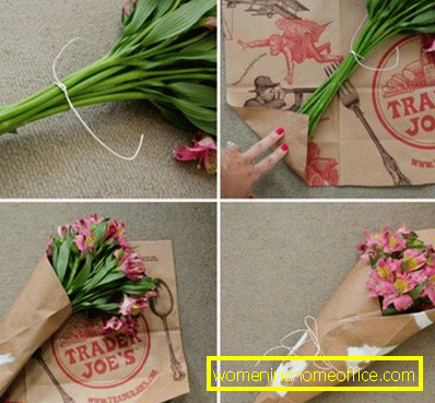 Hogyan csomagoljunk virágokat?