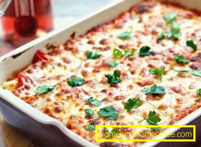 Lasagna gombával, csirke és sajttal bechamel mártással