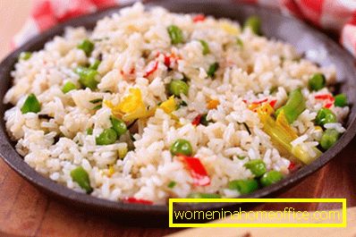 Rizs zöldségekkel lassú tűzhelyen: főzés
